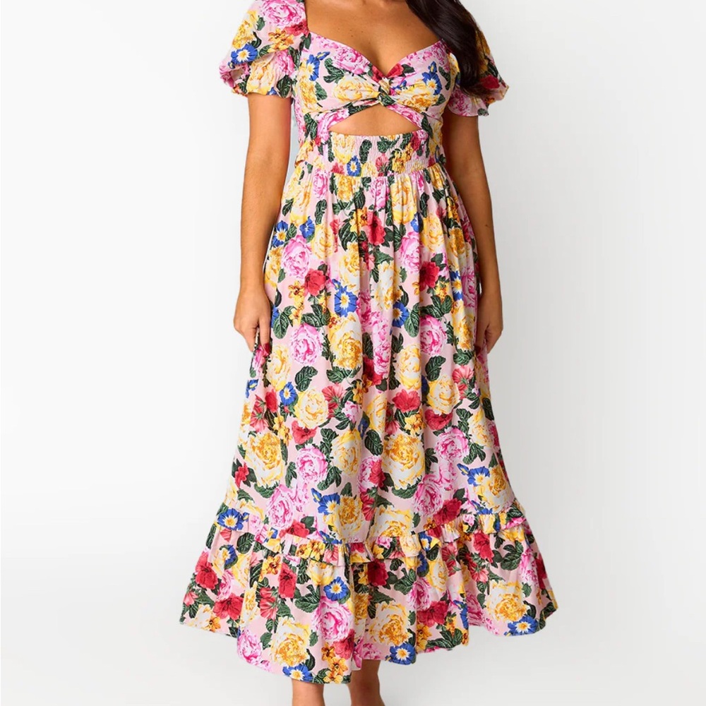 Buddy Love Ross Cut Out Midi Dress